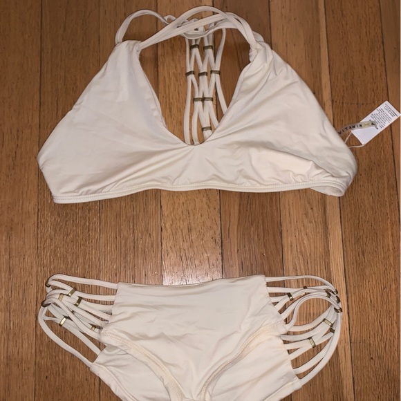 Vitamin A - Amber High Neck Swimsuit - Picture 2 of 2